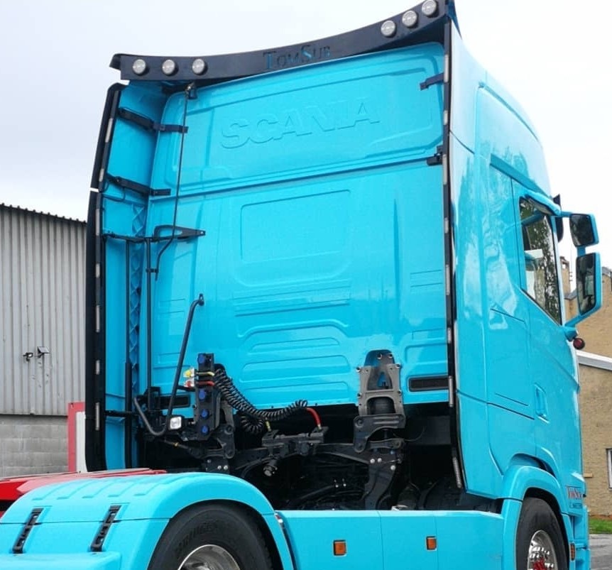 Scania NEW GEN osvětlení střešního spojleru Scania